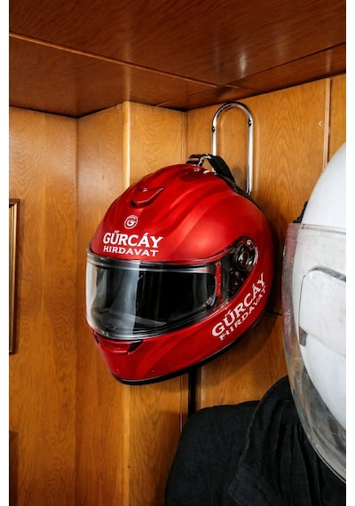 Motosiklet Kask Askısı Gri
