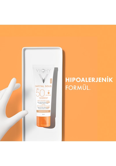 Vichy İdeal Soleil Taches Dark Spots 3 In 1 Güneş Kremi SPF50+ 50 ML