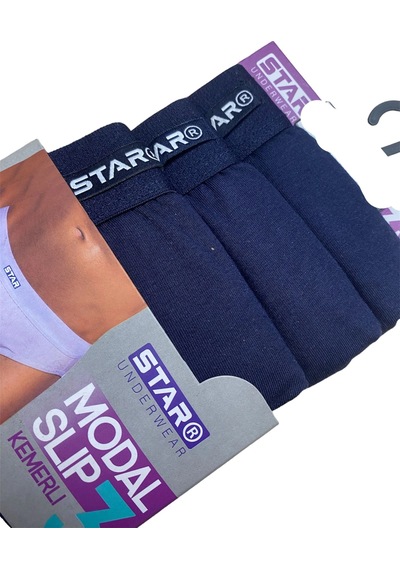 Epilons Zenvial Star 109 Erkek 3'lü Modal Slip Zenviall2 Lacivert