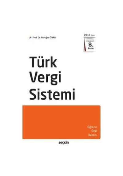 Türk Vergi Sistemi Erdoğan Öner 2.EL