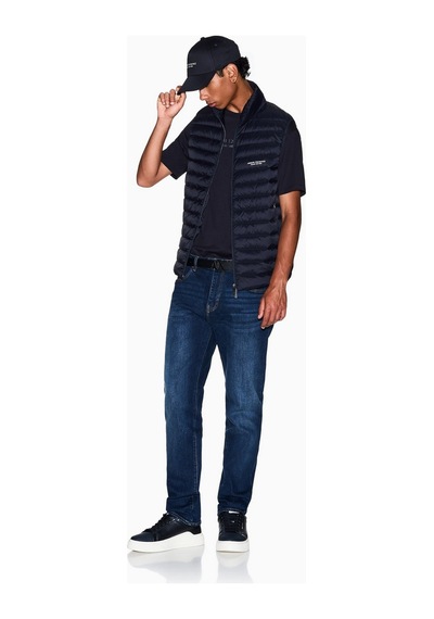 Armani Exchange Xm001576af16927 Erkek Yelek Lacivert