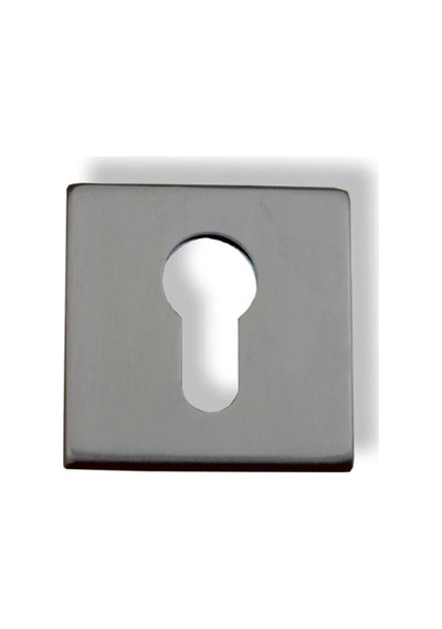 Lockway Paslanmaz Rozet - Kare - Yale Tip