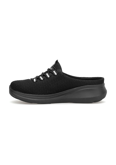 King Paolo D5109 Krakers Sabo Kadın Memory Foam Düz Sandalet Siyah Siyah King Paolo D5109 Krakers Sabo Kadın Memory Foam Düz Sandalet Siyah Siyah