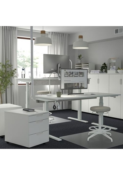Ikea Mıttzon Çalışma Masası Tablası, Beyaz, 160x68 Cm