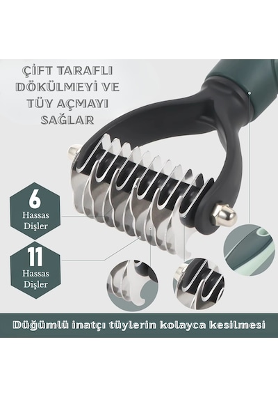 8 Parça Evcil Hayvan Tarak Makas Seti Kedi Ve Köpek Bakım Makası Banyo Fırçası Su Kasesi