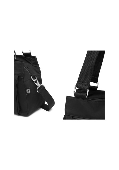 Krinkıl Kumaş Kadın Çantası Smart Bags 1125 Lacivert