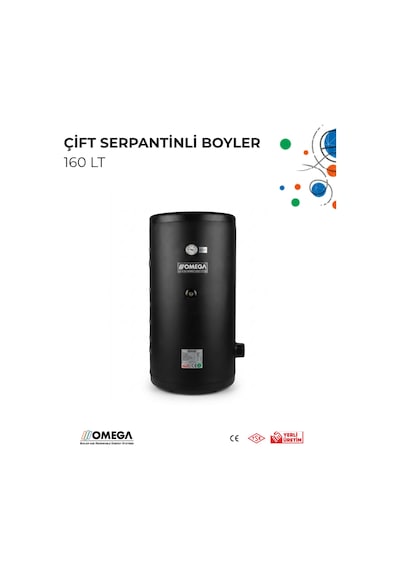 160 L Çift Serpantinli Boyler