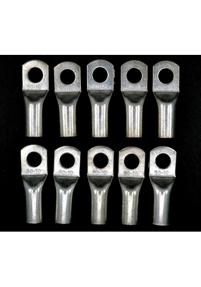 10 Adet Sıkmalı Kablo Pabucu Bakır Pabuç Skp 50mm M10
