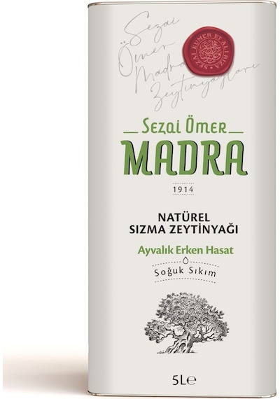 Sezai Ömer Madra 5 Lt Erken Hasat Zeytinyağı