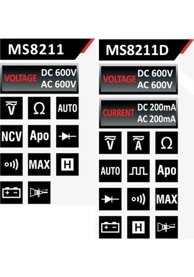 Mastech Ms8211d Kalem Tipi Dijital Multimetre