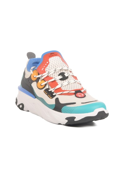 Slazenger Beyaz Fileli Hafif Esnek Erkek Spor Ayakkabı Ward M Beyaz