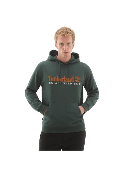 B0a5mx83171-r Timberland Establıshed 1973 Embroidered Logo Loopba Erkek Sweatshirt Yeşil B0a5mx83171-r Yeşil
