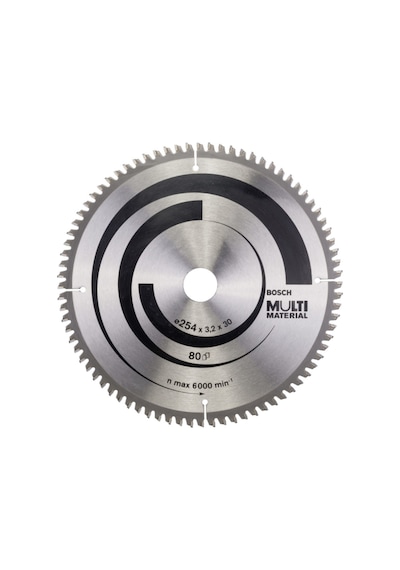 Bosch MultiMaterial 254 x 30 MM 80 Diş Daire Testere Bıçağı - 2608640450