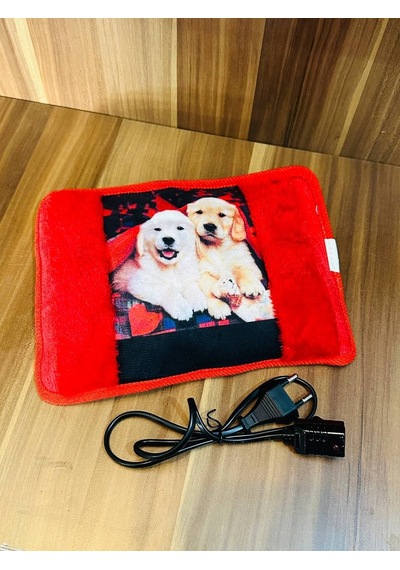 Peluş Kılıflı Emojili Sıcak Su Torbası Elektrikli Cepli El Geçmeli Sıcak Su Torbası El Isıtıcı
