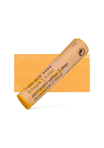 Schmincke : Artist Soft Pastel Boya : 004 D Permanent Yellow 3 Deep