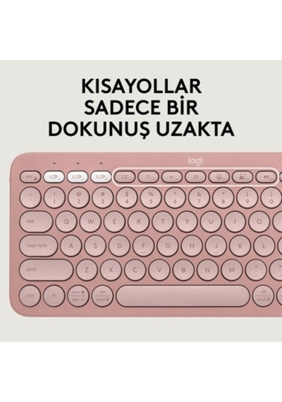 Türkçe Q Klavye Ve Mouse Seti İle Çoklu Cihaz Desteği