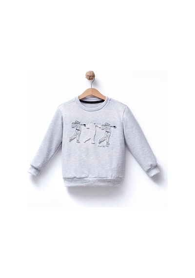 Overdo Kids Ovd Erkek 5-8 Yaş Baskılı Sweat Çok Renkli