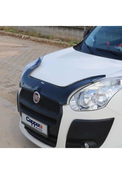Cappafe Fiat Doblo Ön Kaput Koruma Rüzgarlık 4Mm Abs 2010-2015