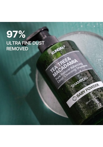 Sorunlu Saç Derisine Özel Şampuan Tea Tree & Macadamia Deep Cleansing Shampoo Baby Powder