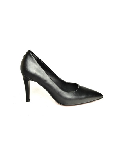 Fox Shoes U676082009 Siyah İnce Topuklu Kadın Stiletto Ayakkabı Siyah