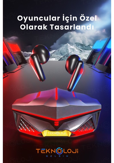 Teknoloji Gelsin K-98 RGB Bluetooth 5.4 Oyuncu Kulaklığı