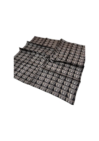 Armine İpek Eşarp 2025 Kış - 9204-83 Twill - Siyah