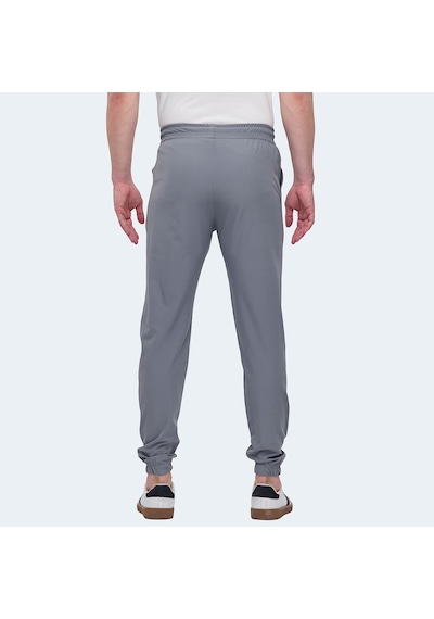 Slazenger NADJA Erkek Cepli Dar Paça Koyu Gri Eşofman Altı