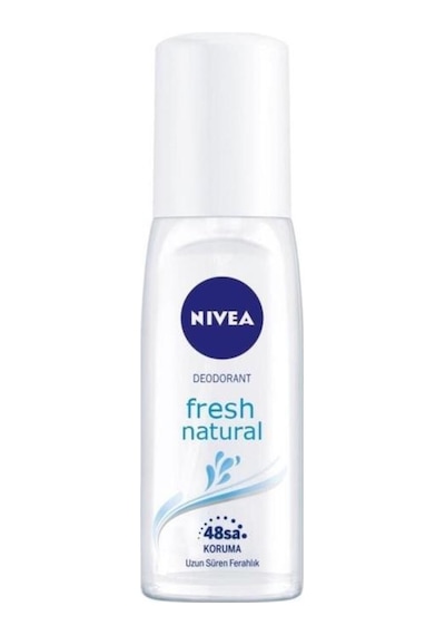 Nivea Kadın Pump Deodorant Fresh Natural 75 ML + Yüz Temizleme Köpüğü 150 ML + Nemlendirici Krem + Dudak Kremi + Çanta