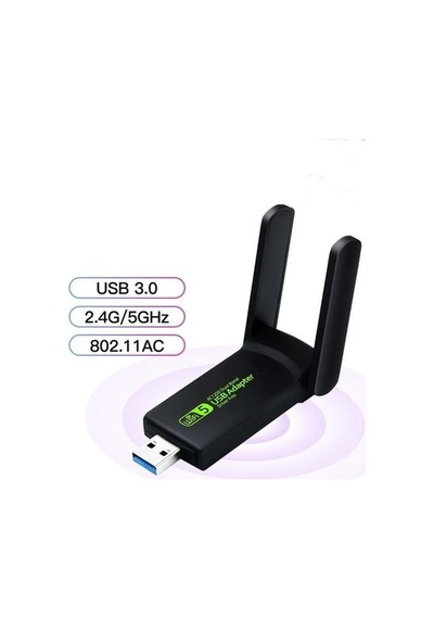 Torima 1300 Mbps 2.4-5 Ghz Dual Band USB Adapter Wireless