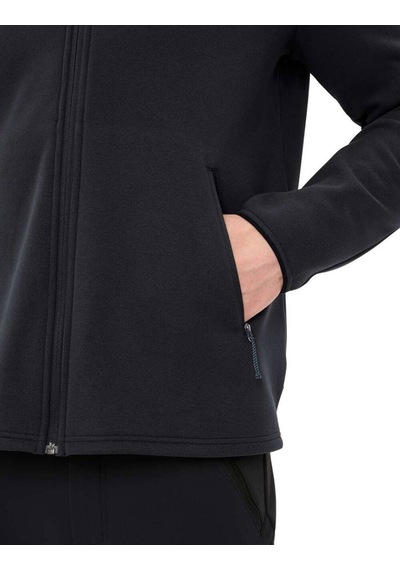 Vaude Idris Fleece Fermuarlı Erkek Hoodie 47980 Siyah