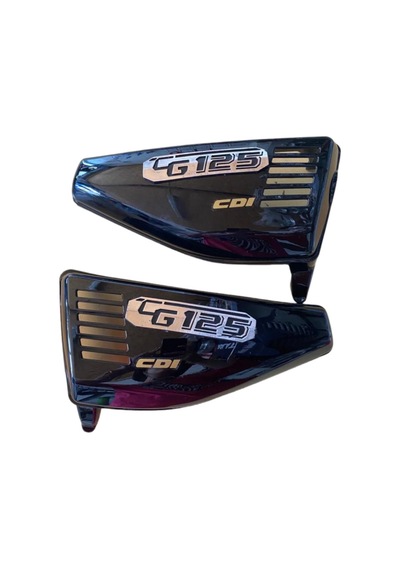 Kmtmak Motosiklet Cg 125 Siyah Yan Kapak Takımı /grenaj