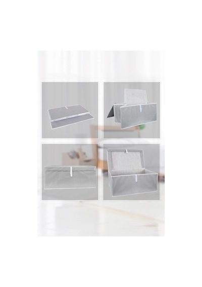 Büyük Boy Hurç Kartonlu 70x40x30 Cm Gri - 924032531 Gri