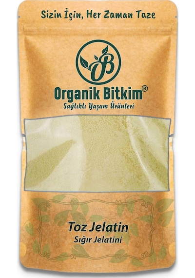 Organik Bitkim Toz Jelatin 150 G