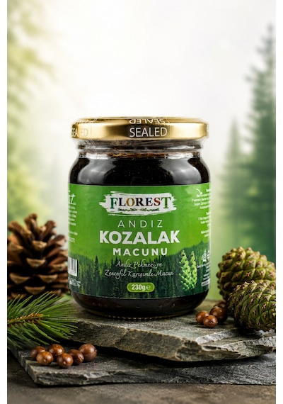 Andız Kozalak Macunu 230 Gr Andız Pekmezli Zencefilli Bitkisel Macun - 890427035 Diğer