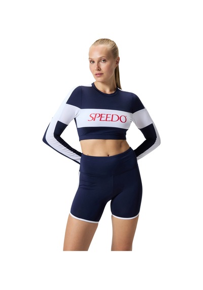 Speedo Solid Kadın Yüzücü Şort Mayo Lacivert