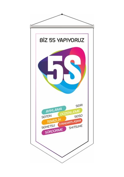 5S Kalite Bayrağı 70x150
