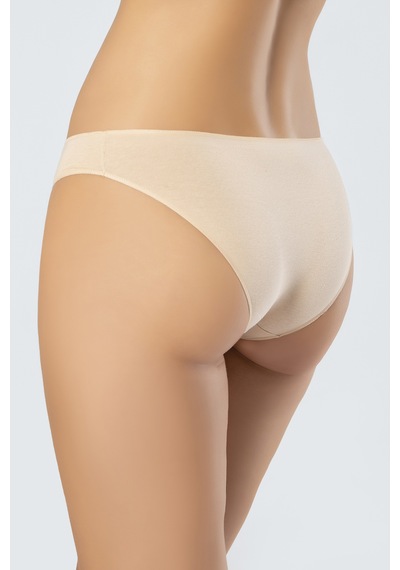 Türen 924 Kadın Likralı Pamuk Bikini Külot 3'lü Paket-beyaz&siyah&ten Siyah