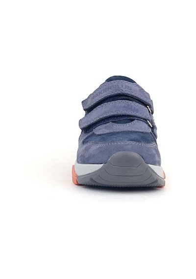Ortopedikal 3880 Rakerplus Hakiki Deri Mavi Süet-taba Çocuk Sneakers Spor Ayakkabı Cırtlı Mavi Süet-taba