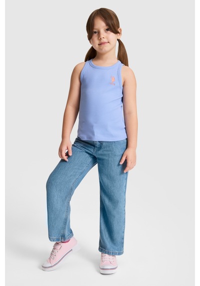 U.S. Polo Assn. U.s. Polo Assn. Kız Çocuk Lila Tişört Basic 50325671-vr245 Lavanta