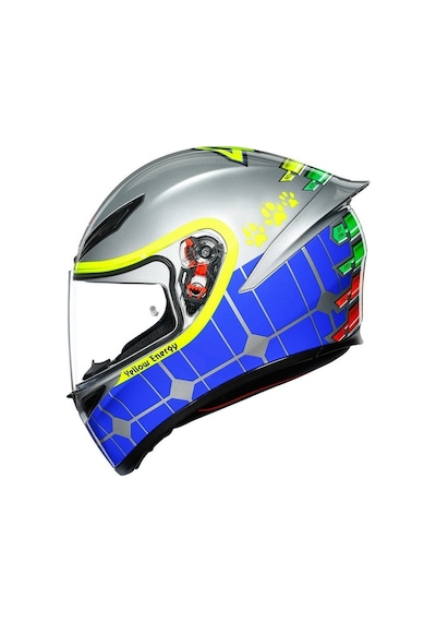 Agv K1 Rossi Mugello 2015 Kapalı Kask Gri Mavi