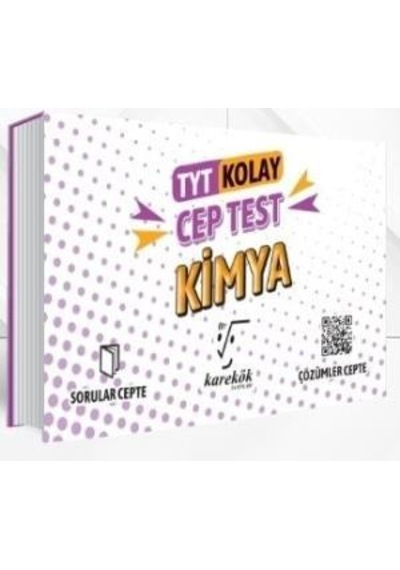 TYT Kolay Kimya Cep Test -  Karekök Eğitim Yayın