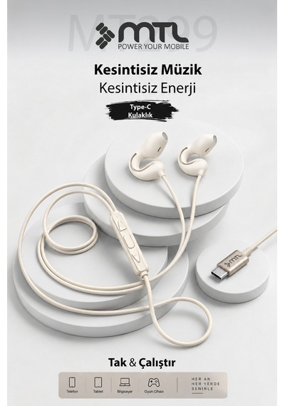 Type-c Açık Kulak Openear Stereo Kulaklık Kancalı Tak Çalıştır Oyuncu Spor Yüksek Ses Kalitesi Mt299