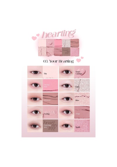 Bbia 10’Lu Göz Makyajı Far Paleti Bbıa Essential Eye Palette 03 Your Heartıng