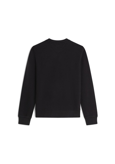 Tommy Hilfiger Tjw Kadın Regular Essential Logo 1 Bisiklet Yaka Siyah Sweatshirt-16430