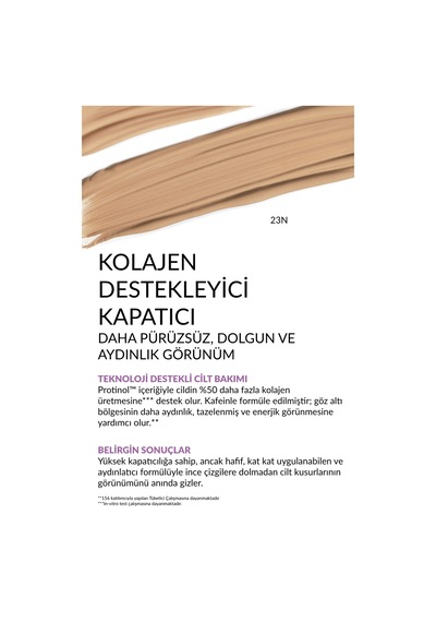 Avon Anew Düzgünleştirici Ve Tazeleyici Likit Kapatıcı 12 ML 23n Creamy Natural 0