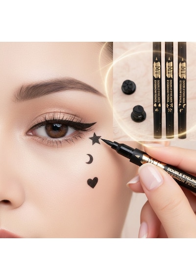 4'lü Desenli Çift Taraflı Eyeliner Seti Diğer