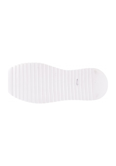 Dgn 898-23y Kadin 2 Cirtli Bantlari Silver Taşli Kalin Taban Sneaker Ayakkabi 898-1986-R14447 Beyaz - Platin