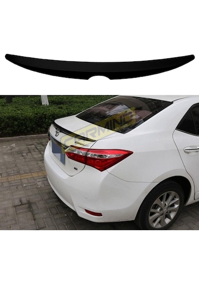 Toyota Corolla Uyumlu Bagaj Üstü Piano Black Spoiler 2013-2017
