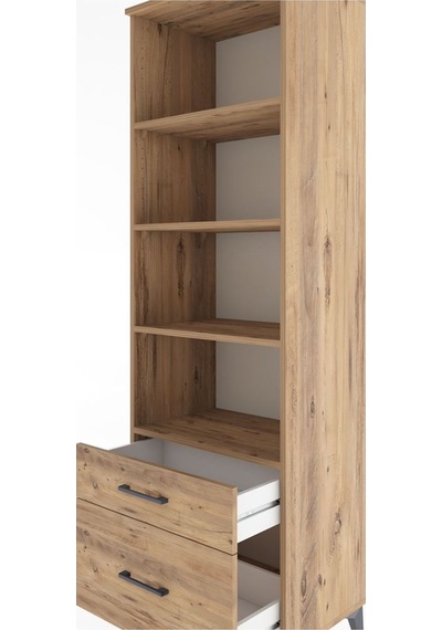 Hyperion Dolap 4 Raflı 2 Çekmeceli 60x44x195 Çam-çam Çam Hyperion Dolap 4 Raflı 2 Çekmeceli 60x44x195 Çam-çam Çam