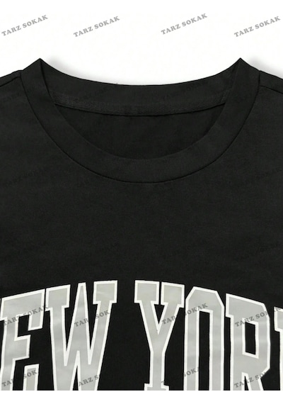 Tarzsokak Alt/üst T-shirt Ve Şort Takımı Kod Alt162 Siyah